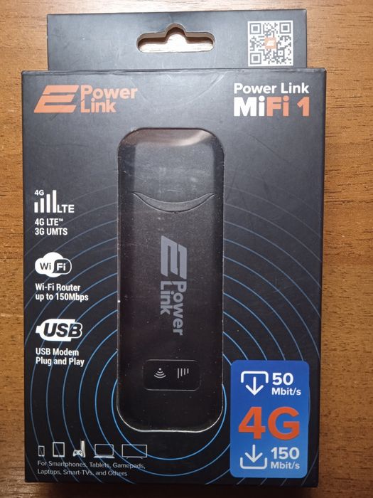 2E POWER LINK Mi-Fi 1-USB LTE Wi-fi мобільний маршрутизатор