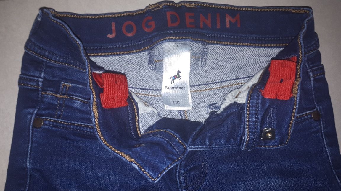 Spodnie c&a jeansowe 110 jak nowe jeans spodenki rurki