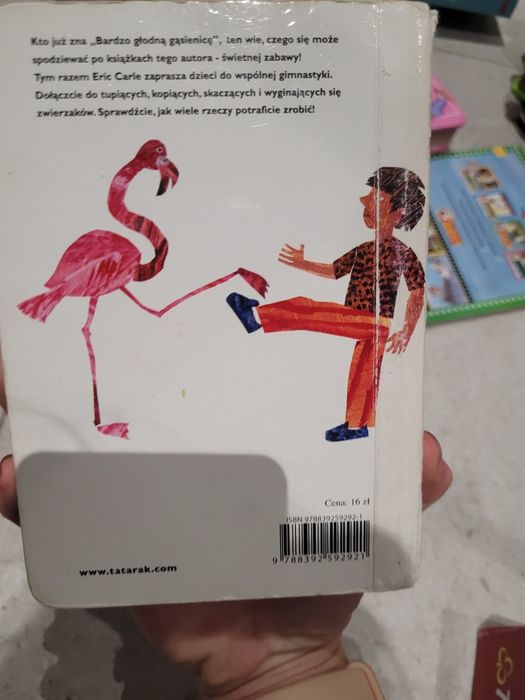 Ksoazka dla dzieci Eric Carle od stóp do głów.