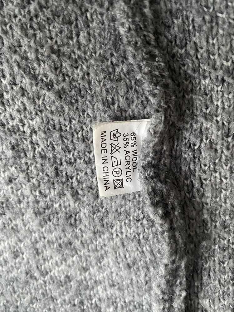 Sweter kardigan długi