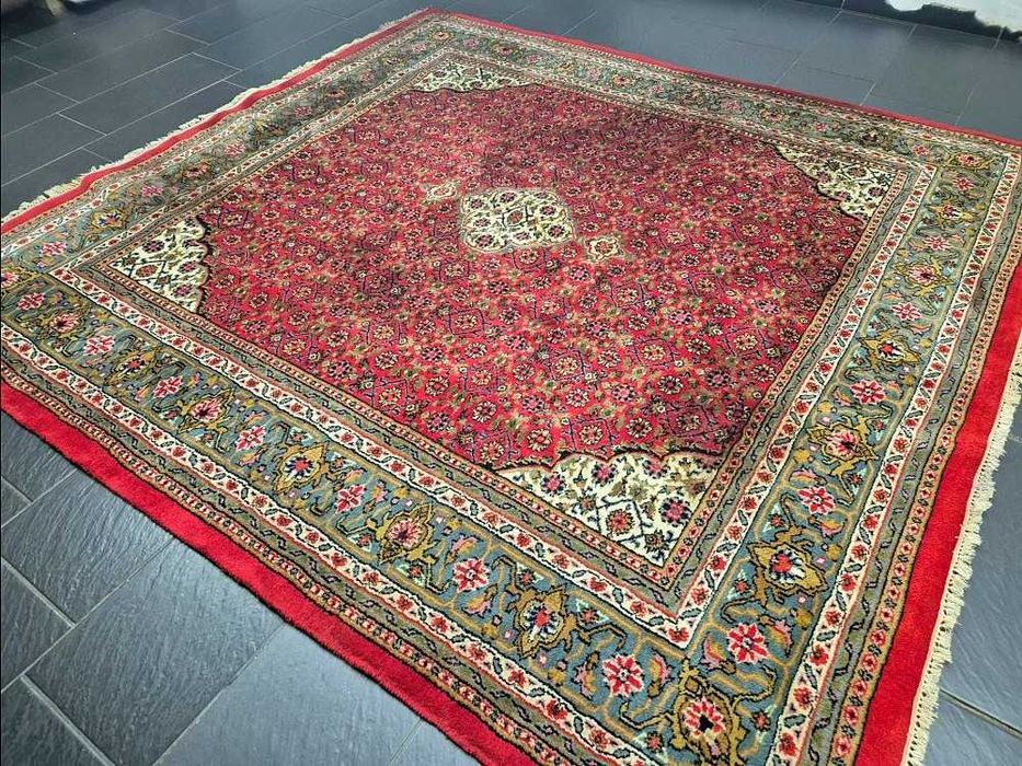 Tapete Persa TABRIZ original - c/ 260x240cm - Lã s/Algodão - nós finos