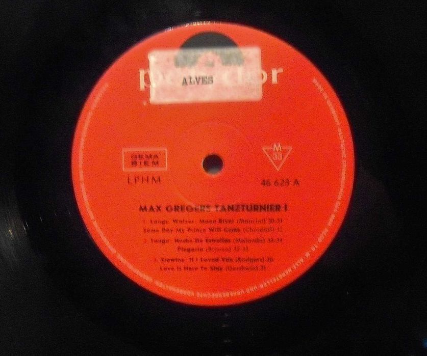 Max Greger ‎– Max Gregers Tanz Turnier Folge LP