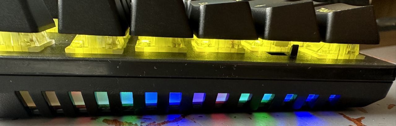 Клавіатура дротова XTRIKE ME GK-983 UA LED Mechanical USB Black