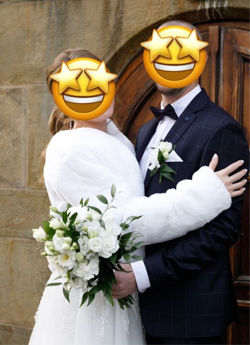 Bolerko ślubne jak nowe