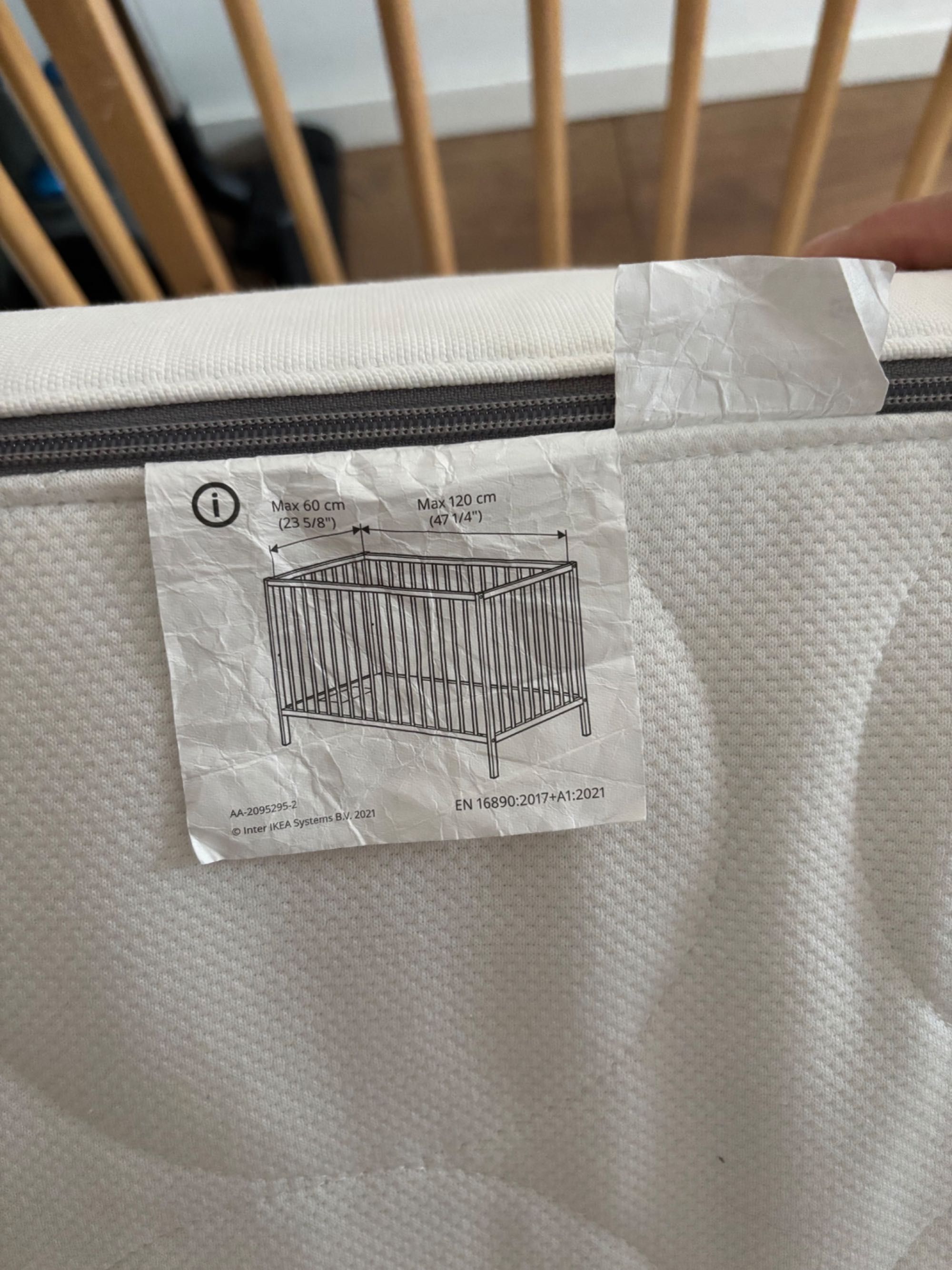 Łóżeczko SNIGLAR + materac + opcja bujania!