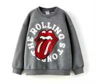 Zara bluza Rolling Stones błyszczące dżety 11 12 lat 152 158