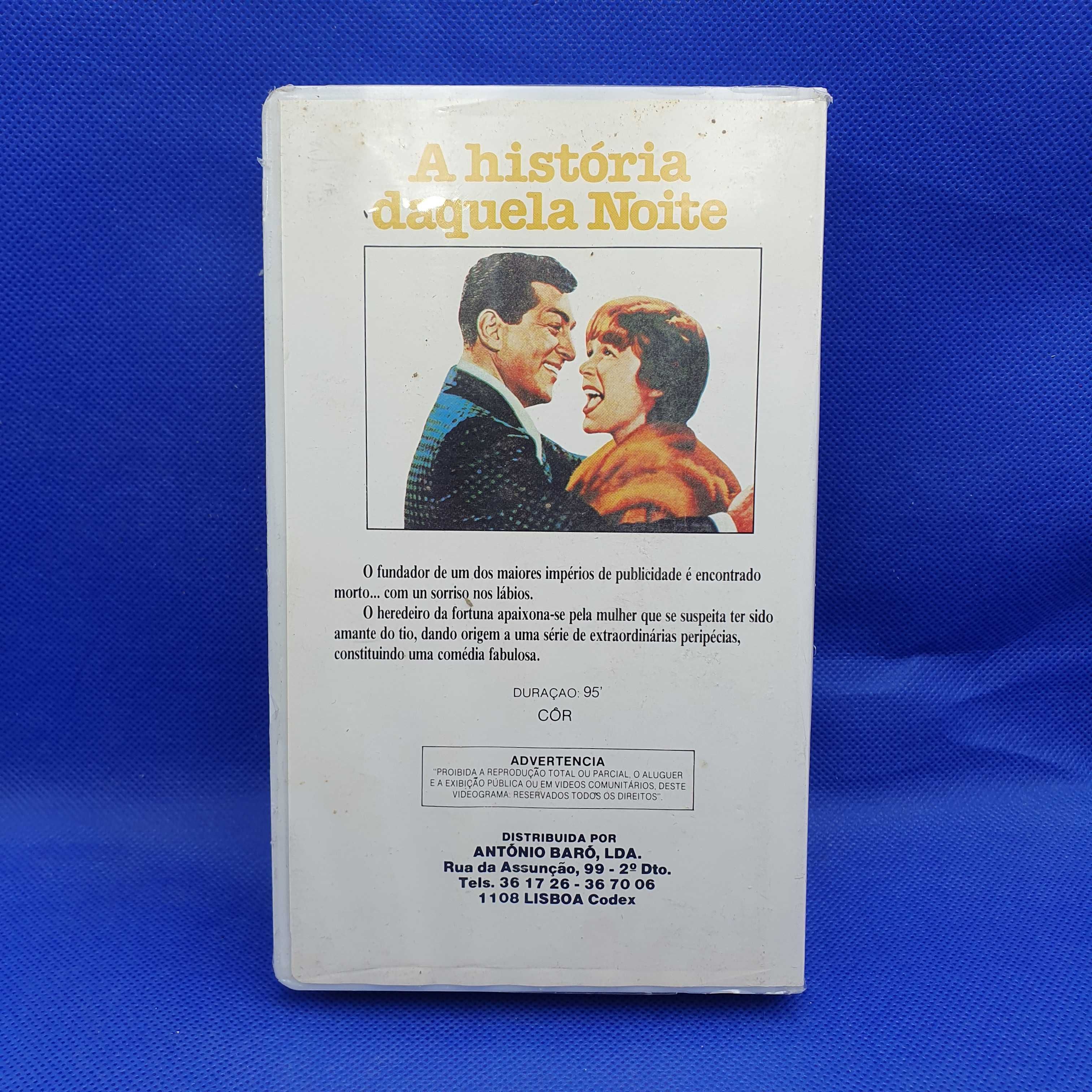 Filmes - A História Daquela Noite, Dean Martin - VHS - VSO