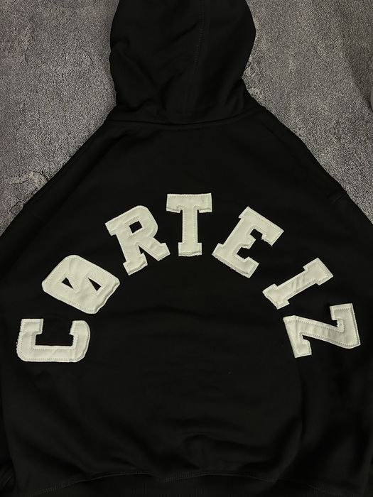 Зіп Худі Corteiz hoodie black чорне зип худи кортез