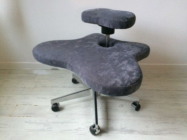 Krzesło ortopedyczne Dragonfly Chair Comfort - silver base - duże