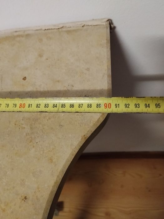 Umywalka z blatem marmurowym 90x60 na nóżkach