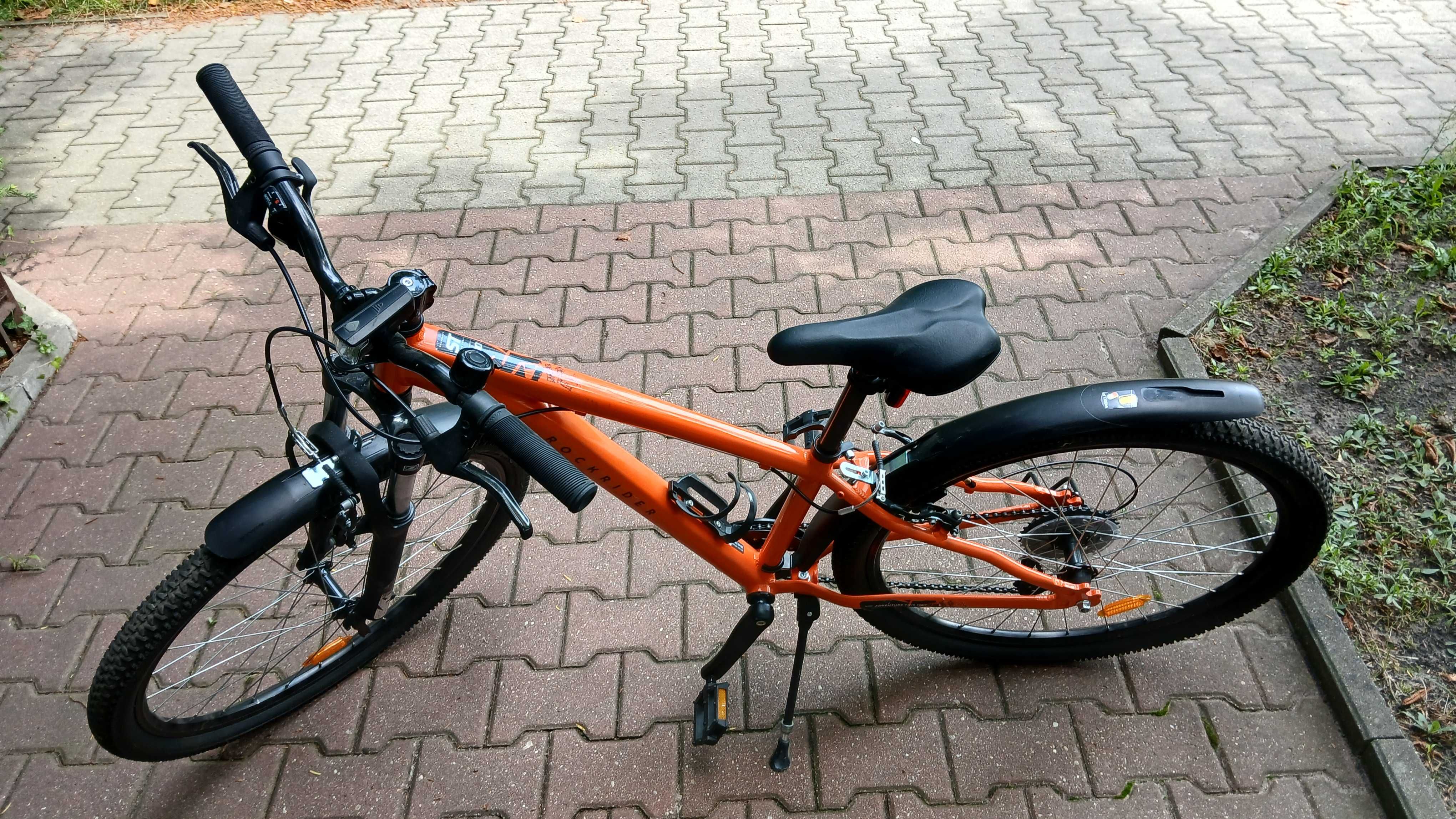 Rower górski MTB dziecięcy Rockrider st 500 + kask