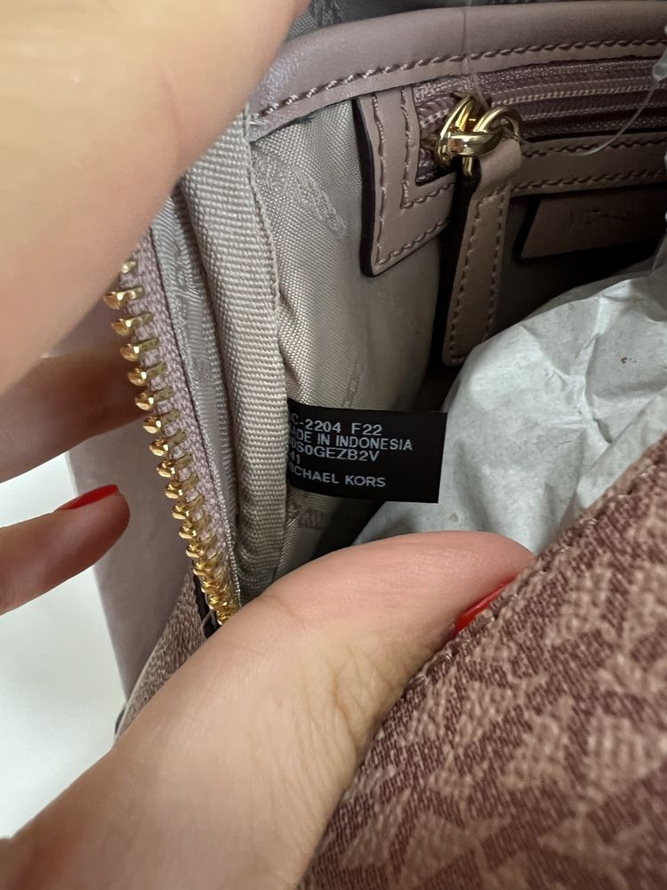 Шкіряний рюкзак Корс Michael Kors Rhea medium, ОРИГІНАЛ