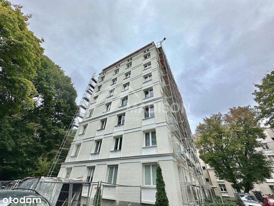 32 m | 300 m do metra Stare Bielany | widok na las