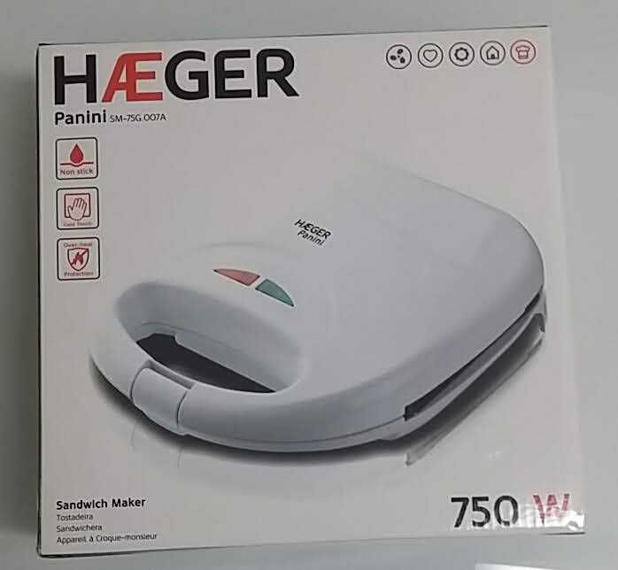 Tosteira /Sandwicheira Haeger 750 W