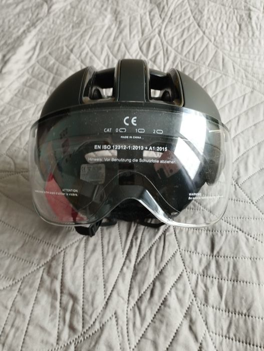 Nowy kask rowerowy ABUS Hud-Y ACE r. S 51-55cm miejski z wizjerem