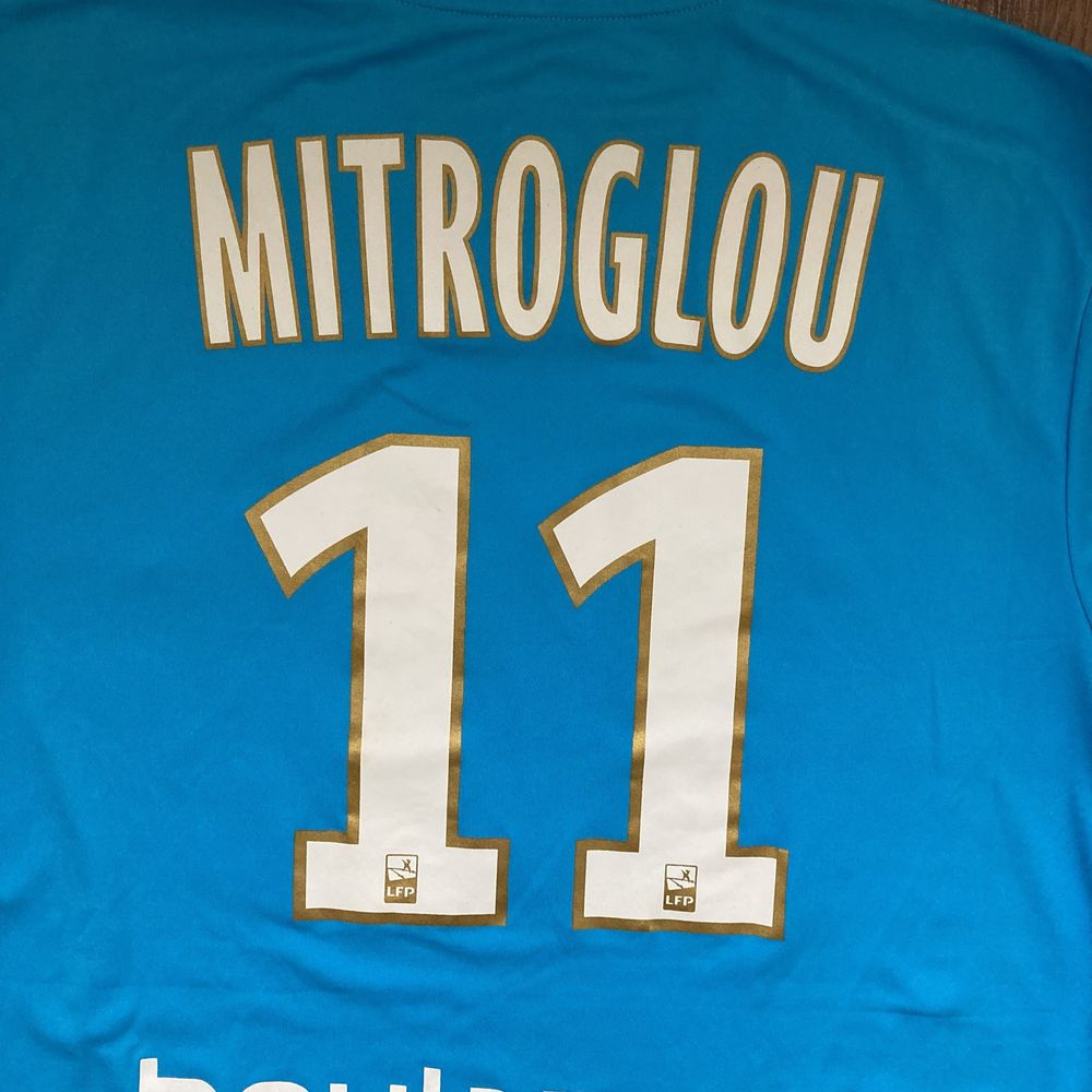 Olympique Marseille #11 Mitroglou Футбольна футболка Player Issues