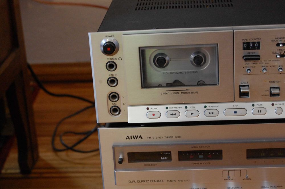 Aiwa aa8700/ad6900/at9700 cały komplet od pierwszego właściciela 230v