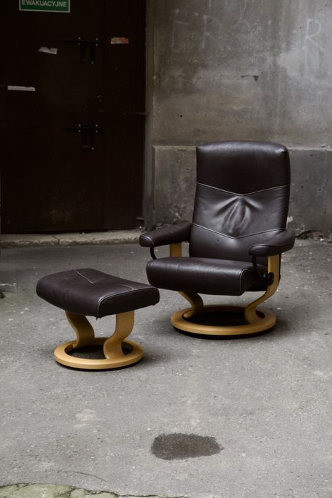 Fotel relaksacyjny Ekornes Stressless skórzany