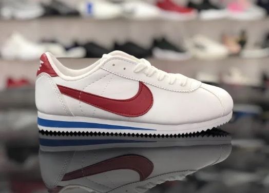 Nike Cortez/ Rozmiar 37 Białe - Czerwone *WYPRZEDAŻ*