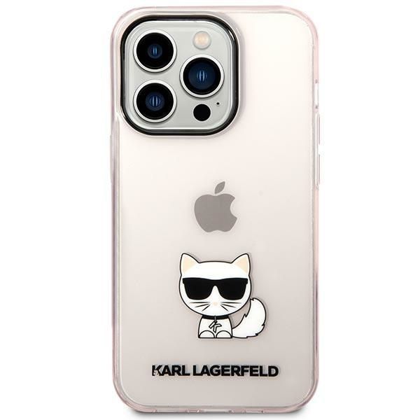 Karl Lagerfeld Etui iPhone 14 Pro Max Choupette Body, Różowy