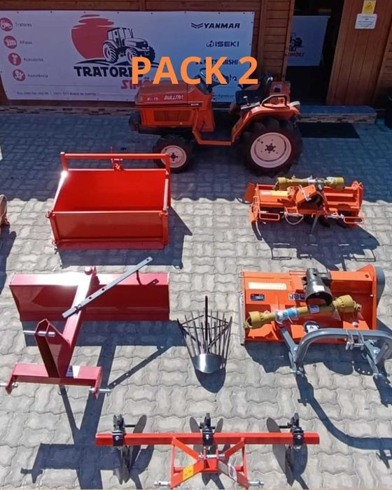Pack Verão Kubota B1-15 + 6 Alfaias