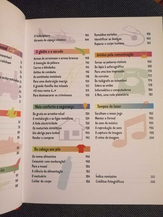 “Invenções e Descobertas” - Fleurus, Enciclopédia Júnior (+9anos)