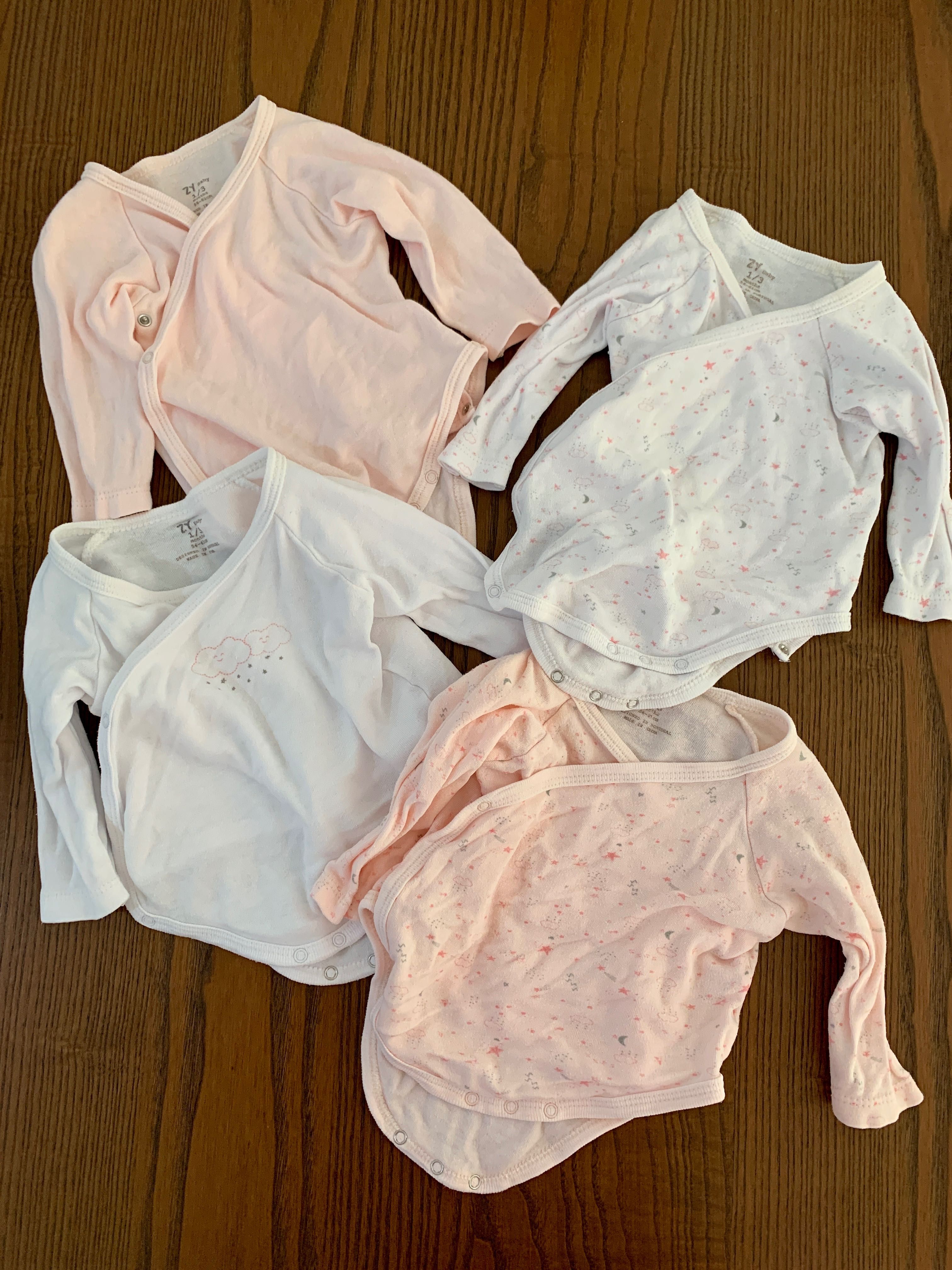 roupas de bebê para meninas de 0 a 3 meses.