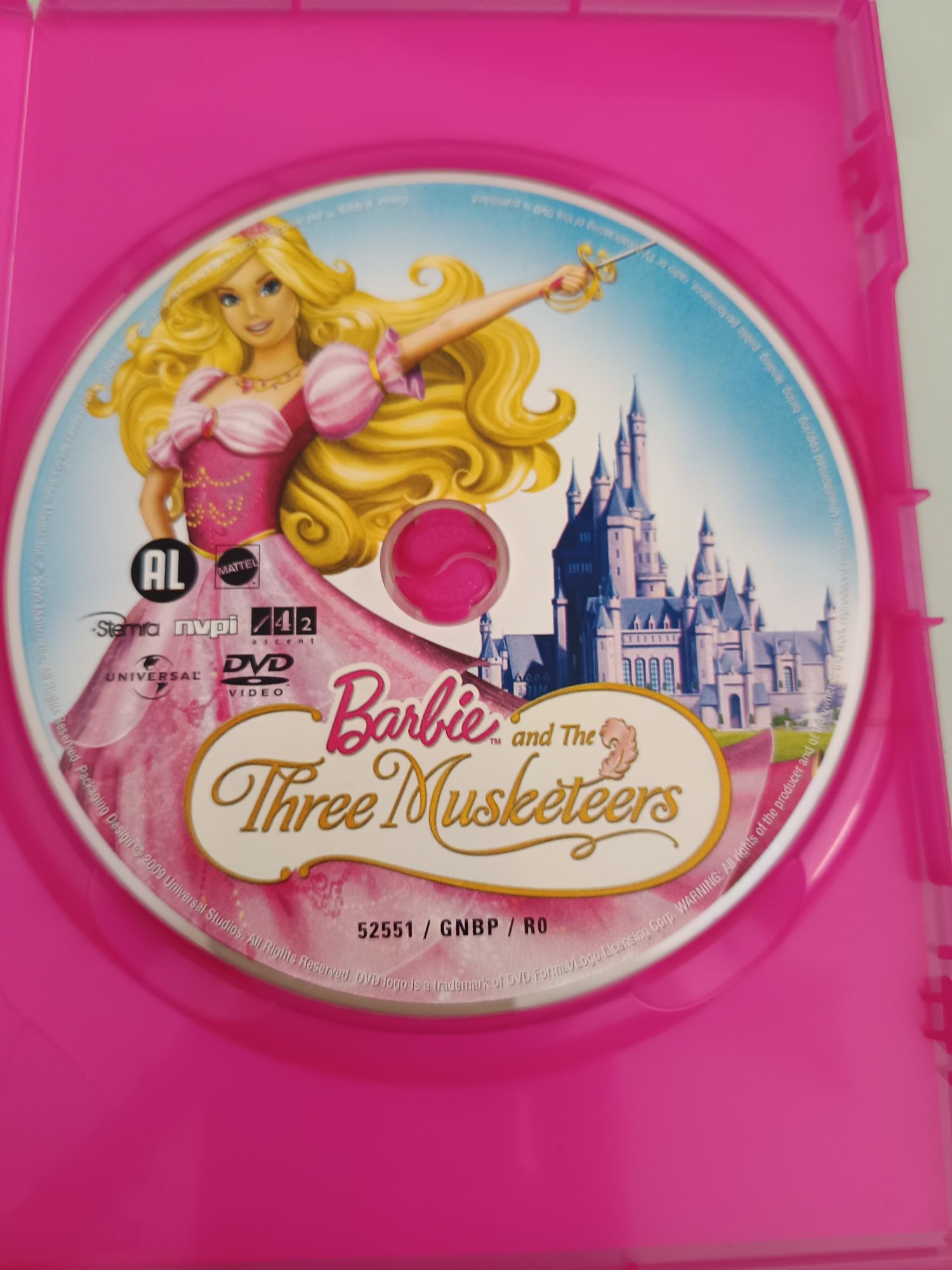 DVD Barbie e as três mosqueteiras