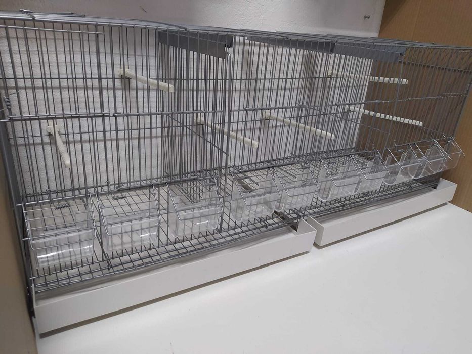 Viveiro Criação Nacional 103cm, 3 Divisórias, voadora, gaiola - NOVO