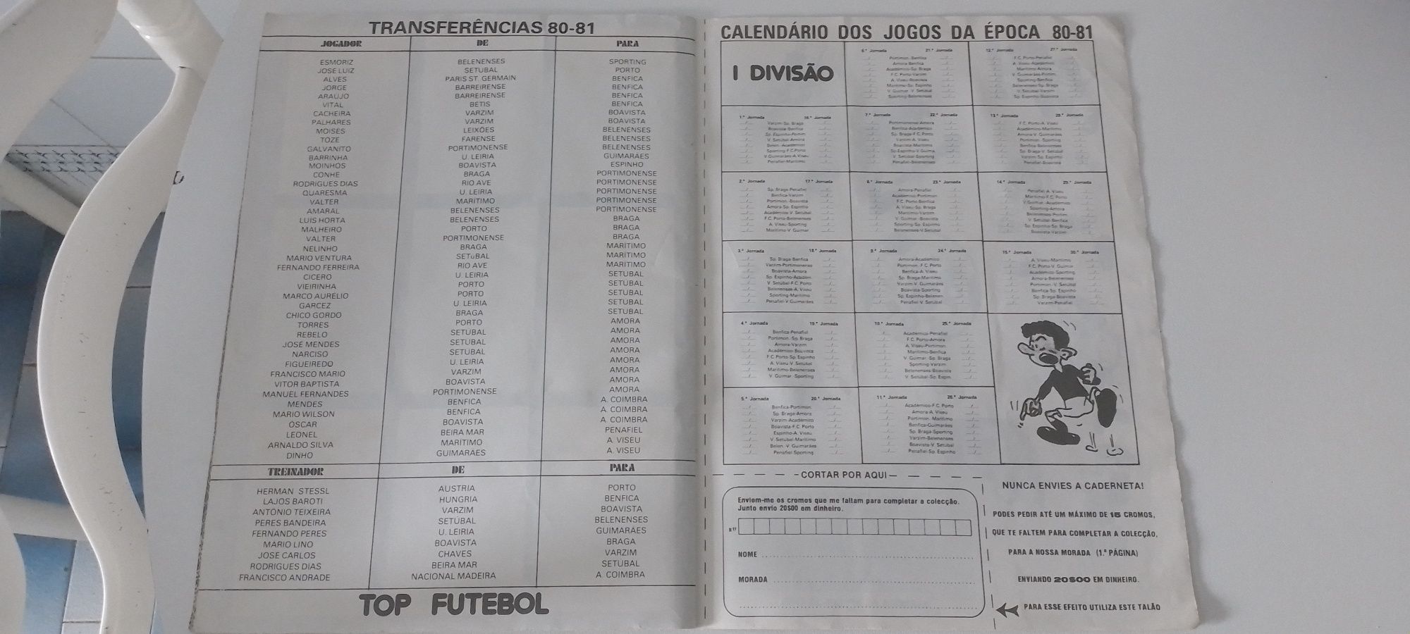 Caderneta Top Futebol Sorcásius