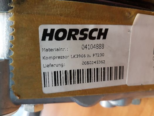 Kompresor LK3966 do PT230 Horsch