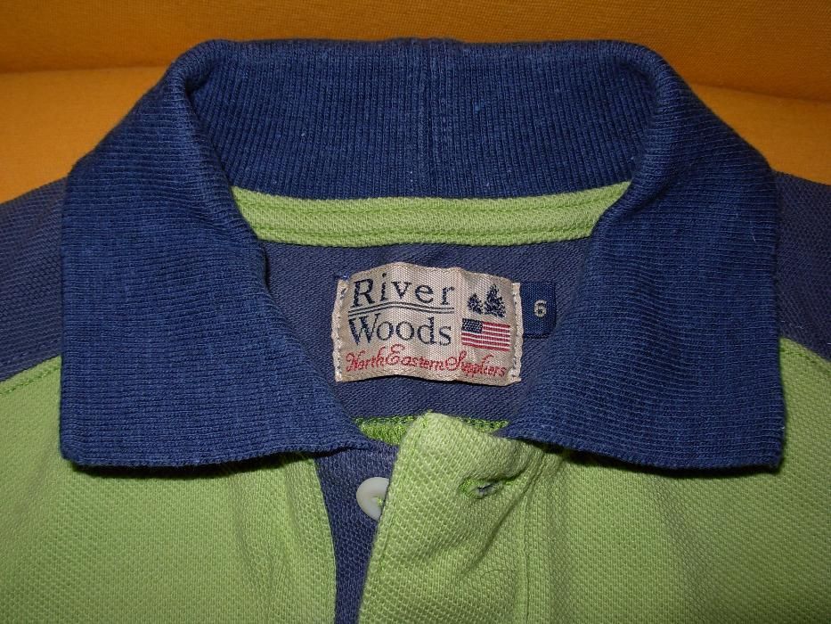 Polo River Hoods 6 anos unisexo verde