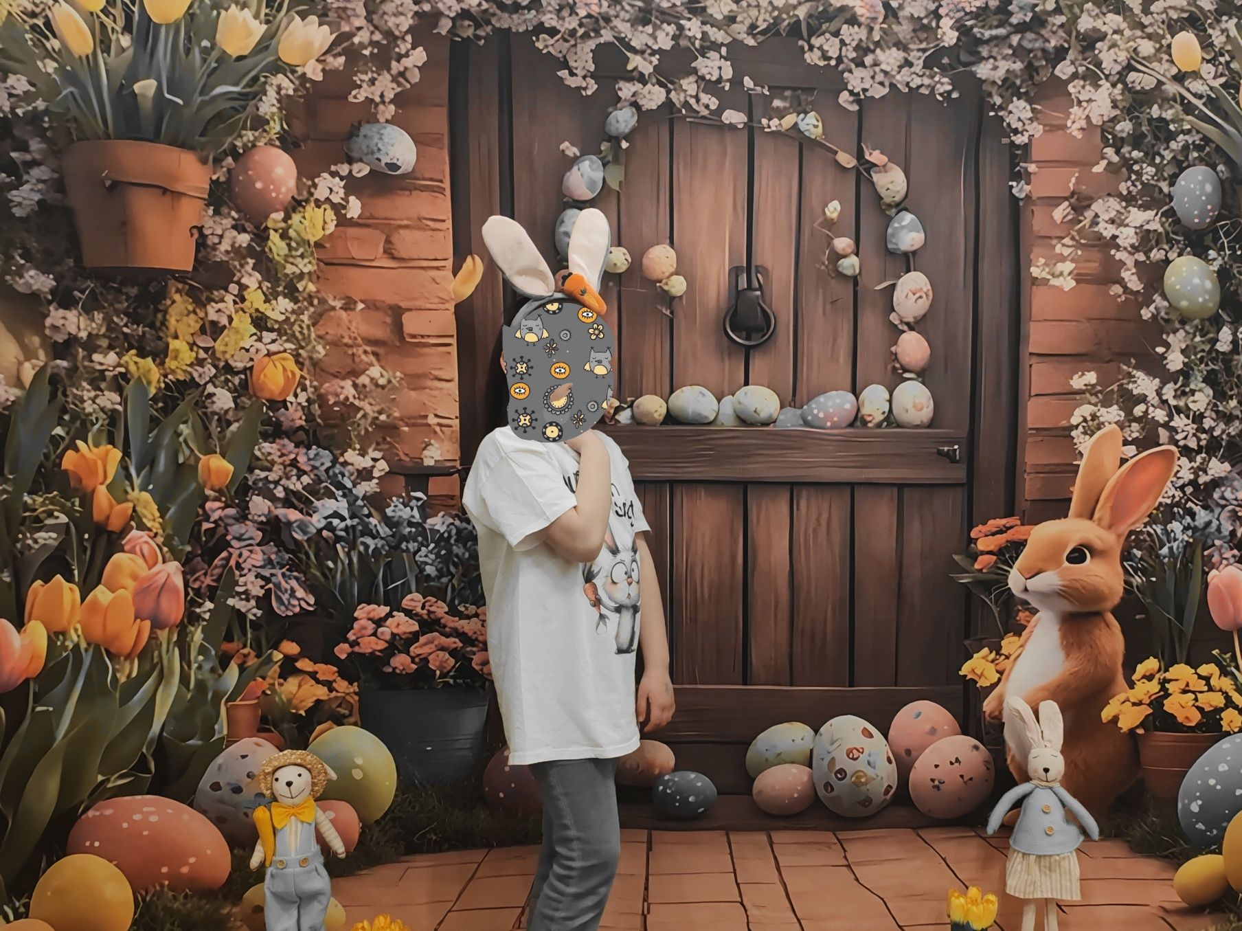 Tło fotograficzne wielkanocne