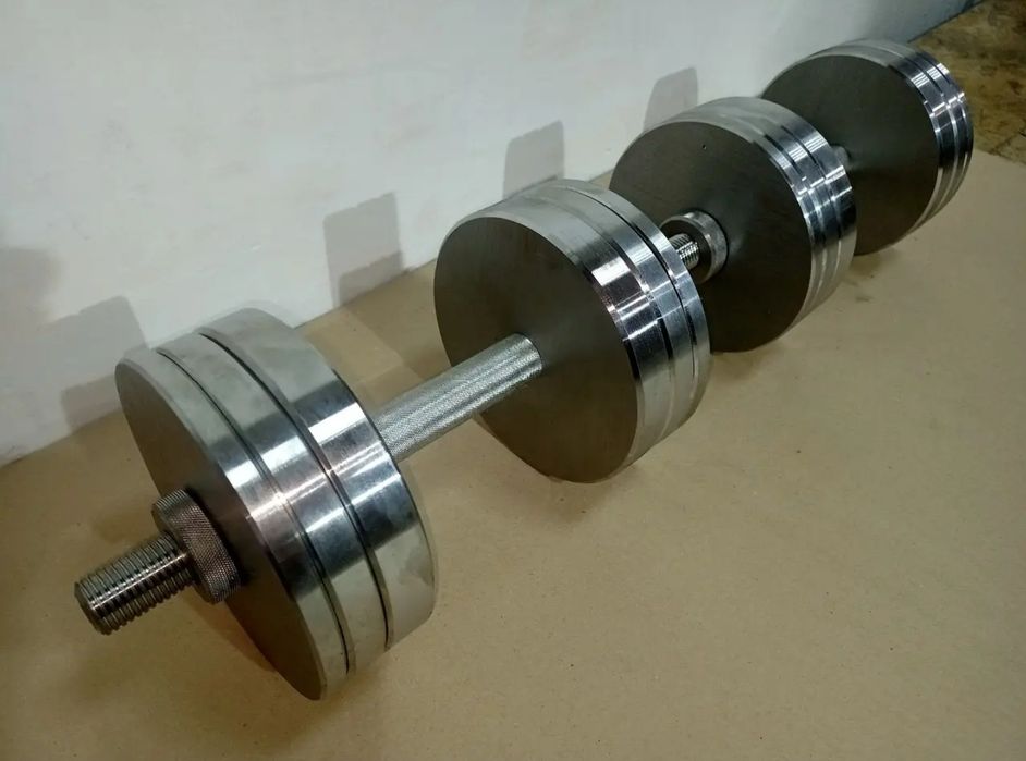 Гантелі металеві розбірні / Преміум якість / Металлические гантели