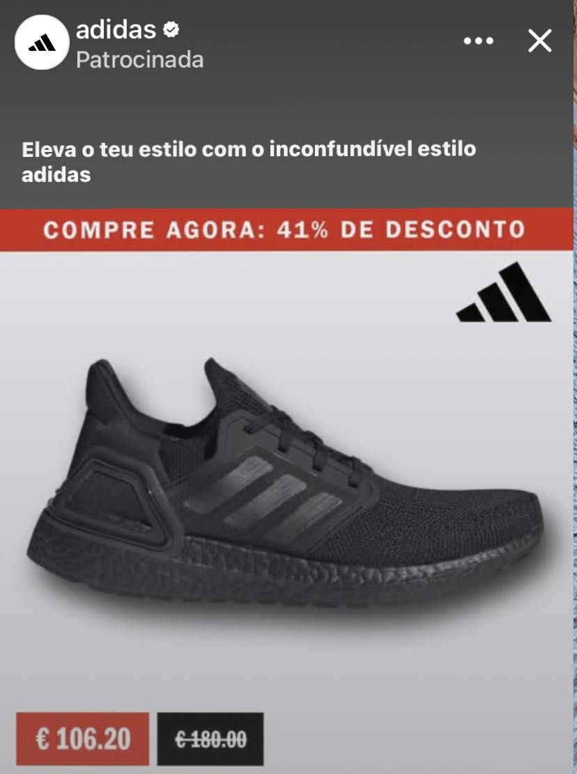 Adidas  ULTRABOOST 20 - Novas / Preço + baixo