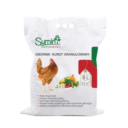SUMIN Obornik KURZY granulowany - nawóz naturalny 15 L
