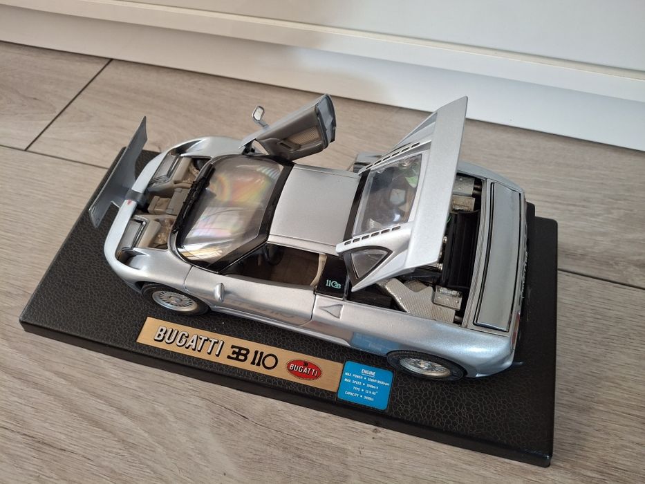Samochód Kolekcjonerski Bugatti 110 EB 1991 Maisto 1:18
