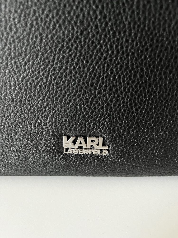 Karl Lagerfeld tote bag , torba meska 100% skóra naturalna