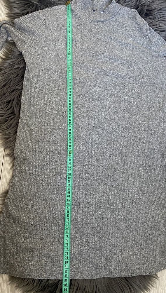 Sukienka damska szara prązki H&M rozmiar S/M
