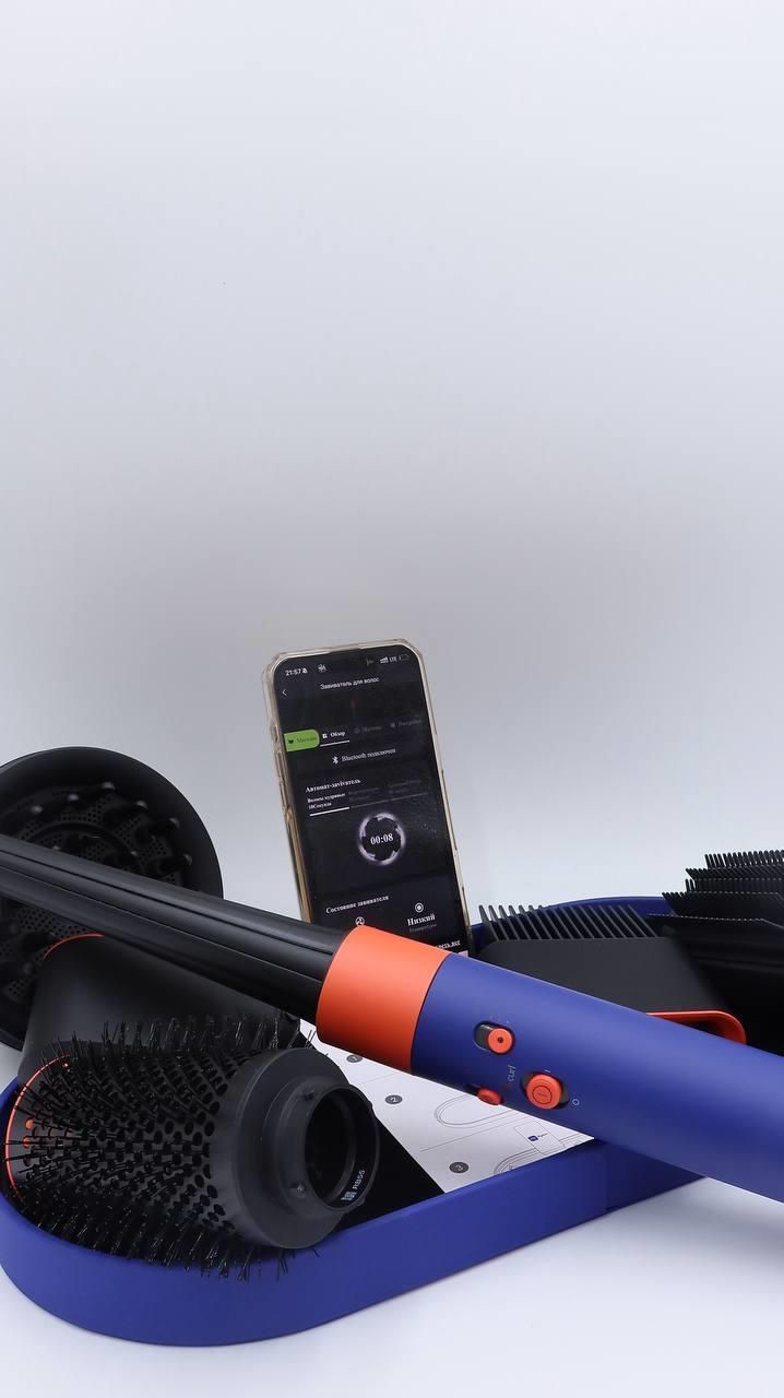 Bluetooth Dyson HS08 i.d.Curly+Coily Vinca Blue (Роздріб/Опт/Дроп)