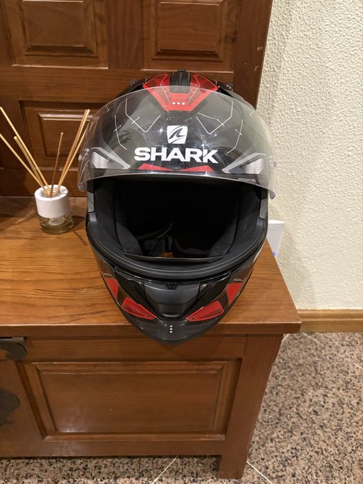 Capacete mota shark tamanho M