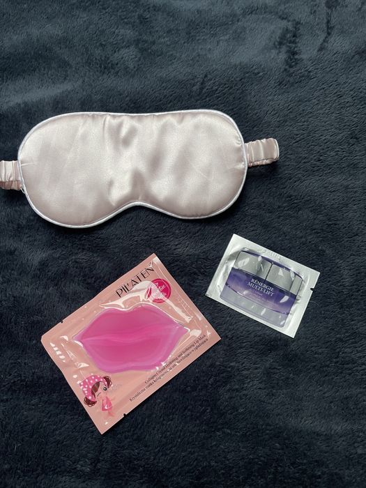 zestaw homespa opaska różowa do spania