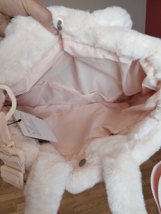 Torba zakupowa Nike pojemność 10 l różowa do ręki i na ramię