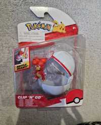 Pokemon Figurka Magby i Premier Ball Clip 'N' go PKW3139