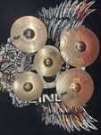Talerze Sabian HHX (14", 17", 20"] + torba + Crash 19" (pęknięty)