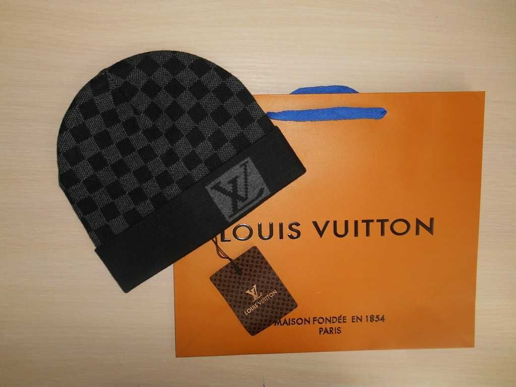 Chapéu de inverno masculino Gorro Louis Vuitton