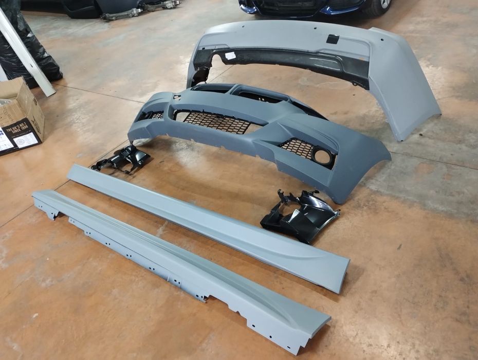 Kit bmw pack m f30 inclui Para choques fontal trazeiro Embaladeiras
