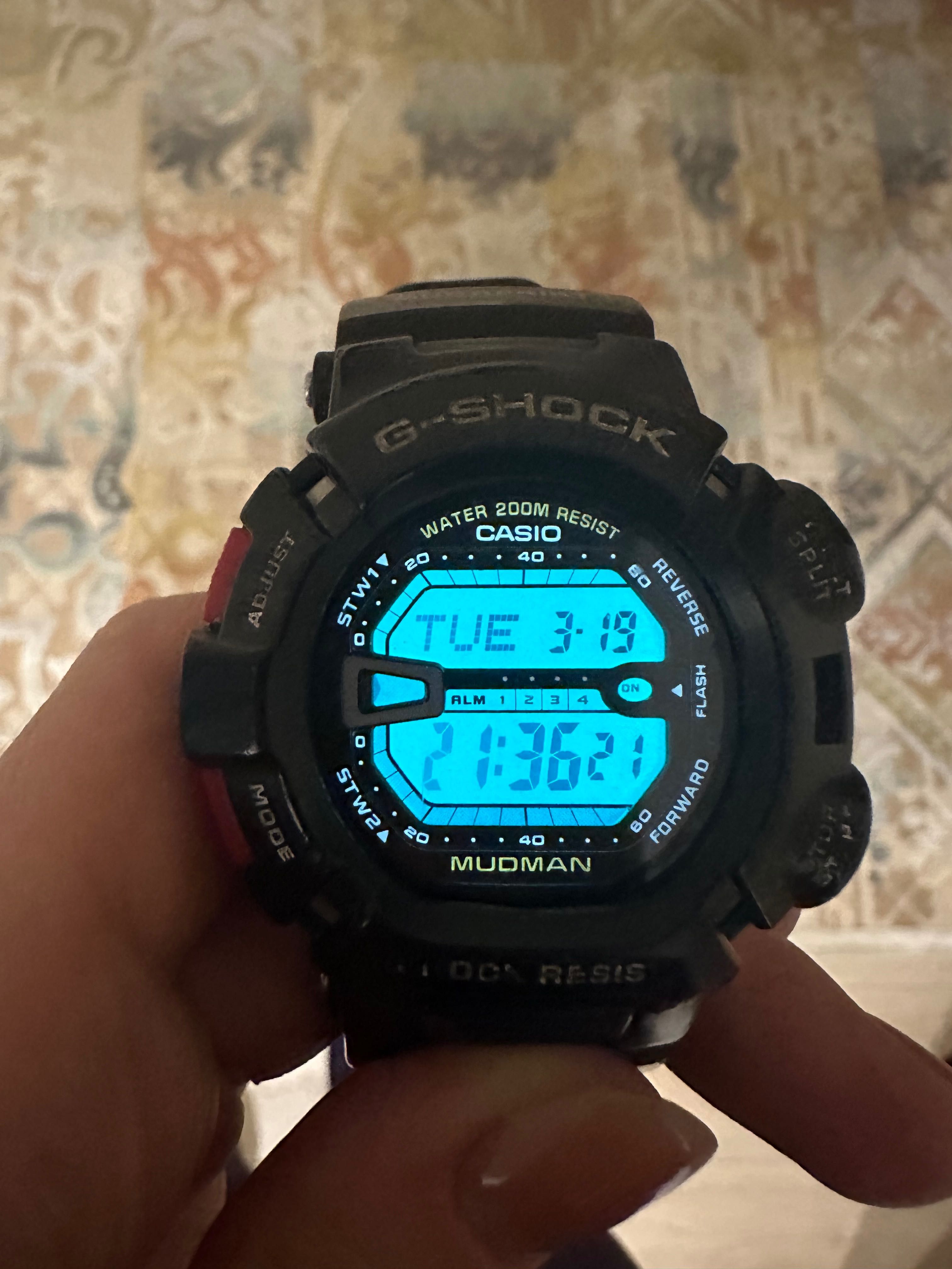 Годинник чоловічий Casio G-SHOCK G-9000 MUDMAN