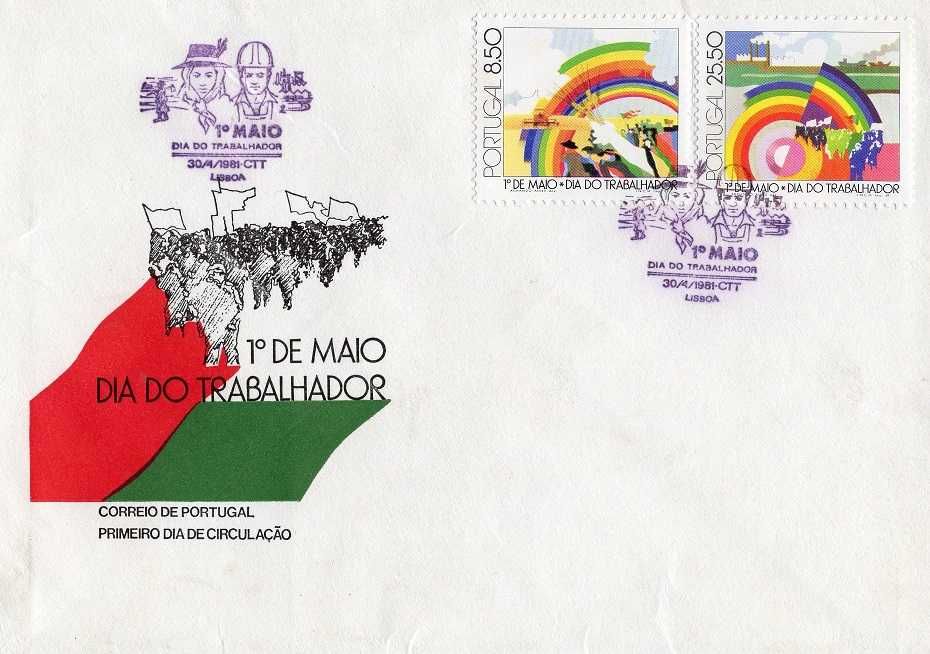 Portugal - 1981abr30 = 1ºMaio Dia Trabalhador