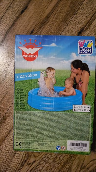 NOWE Mały basen basenik 122x23 dla najmłodszych